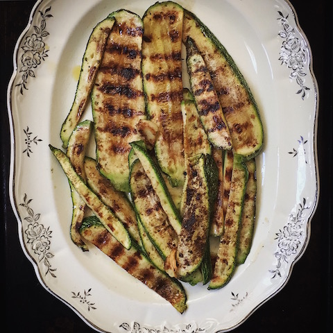 Zucchini with Chaat Masala - The Insufficient Kitchen